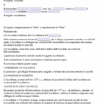 Scrittura Privata per Accollo Mutuo