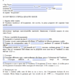 Scrittura Privata per Vendita Mobili